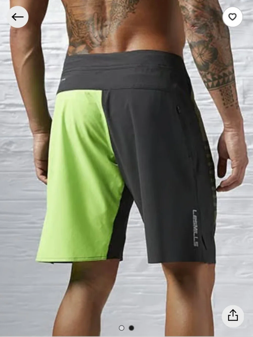 Reebok duel button